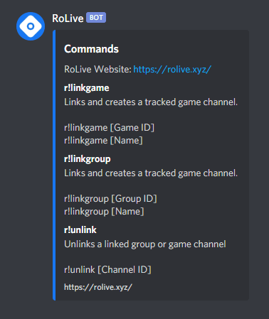 RoManager — A free, feature rich Discord-to-Roblox bot - Community